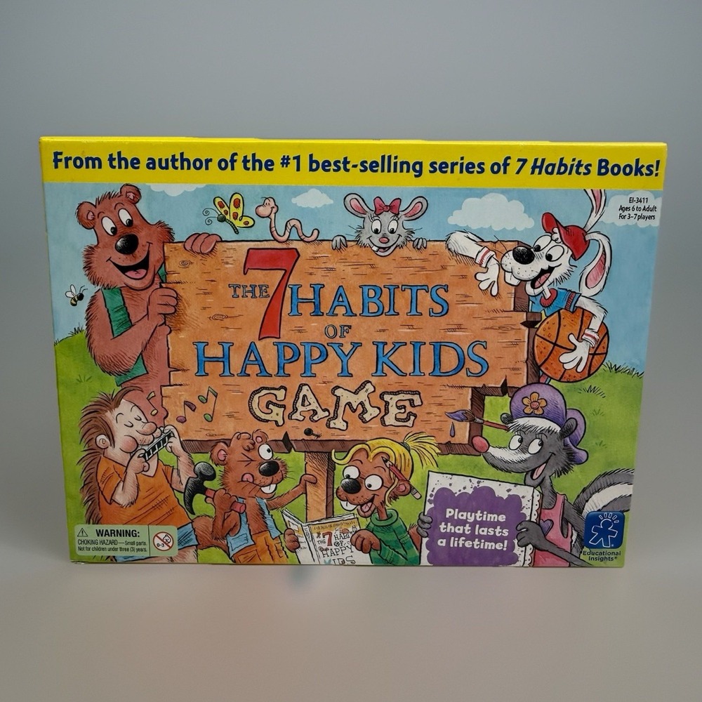 The 7 Habits of Happy Kids Game by Educational Insights *Complete* Family Game